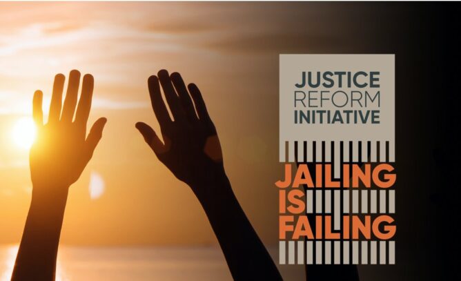 Justice Reform Initiative/Jailing is Failing logo