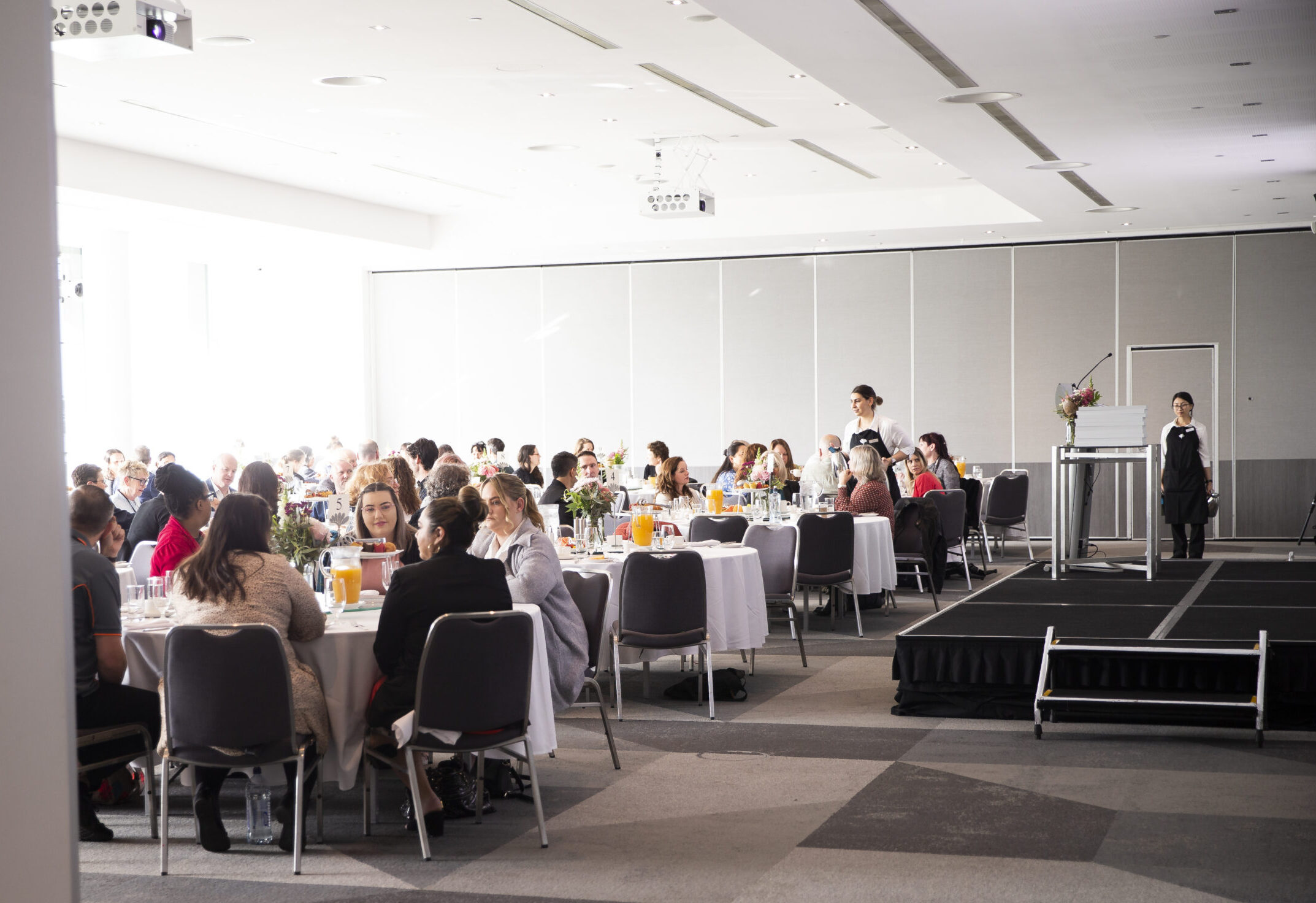 Delegates seated around conference table during the 2021 WA Alcohol and Other Drug Excellence Awards.