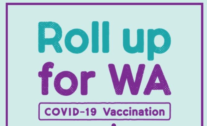 Roll up for WA poster with Peer Based Harm Reduction WA logo