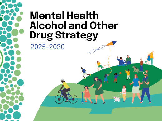 Mental Health Alcohol and Other Drug Strategy Social Media Tile