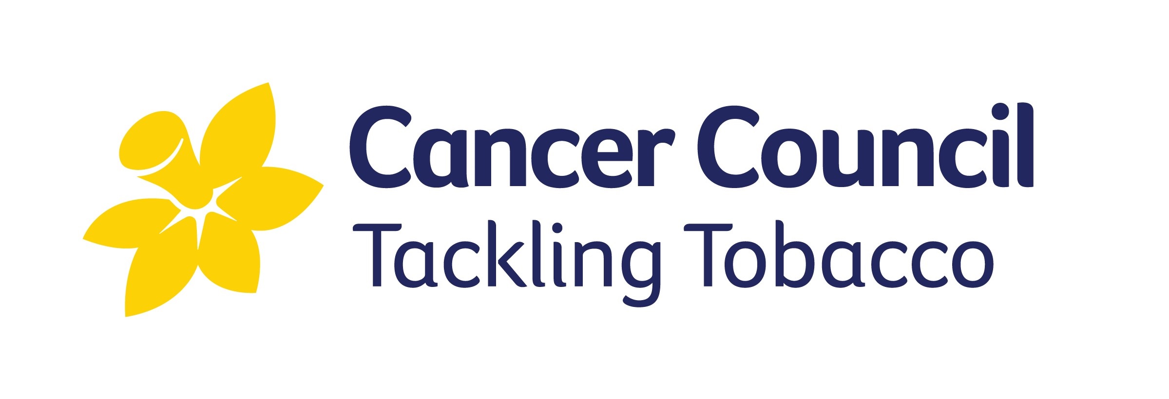 Cancer Council logo with "Tackling Tobacoo"